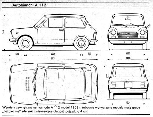 Autobianchi A 112 trochę historii Lancia Klub Polska