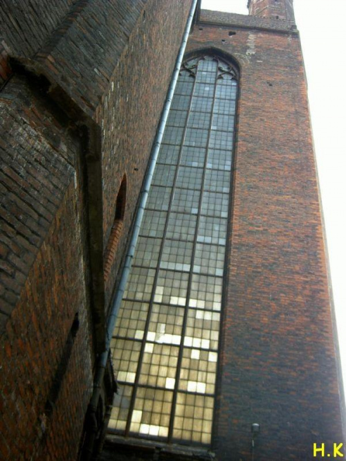 Gdansk,fragment kościoła Mariackiego