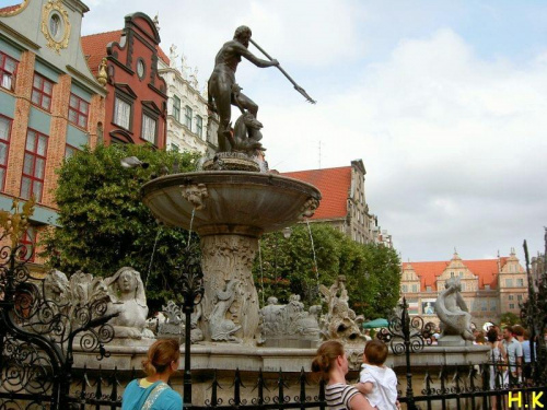 Gdansk,fontanna Neptuna #Gdańsk #miasto #zabytki