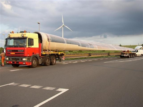 Transport migła elektrowni wiatrowej. #Nadgabaryty