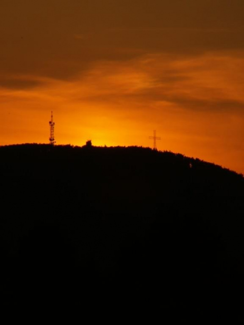 Widok na Chełmiec w Wałbrzychu ... .