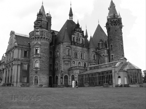 Zespół pałacowo - parkowy był rezydencja niemieckiego rodu Tiele - Wincklerów od połowy XIX wieku do roku 1945.