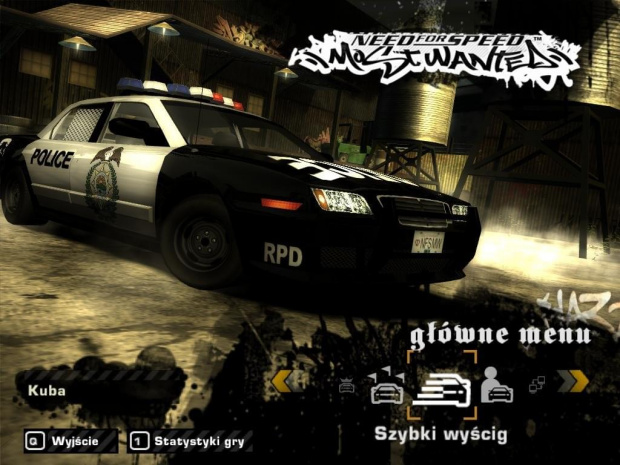 Radiowóz z NFSMW.