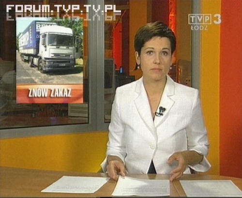 2006.07.27 - ŁWD (Łódzkie Wiadomości Dnia), 21.45, TVP3 Łódź - Edyta Lewandowska. Więcej na: www.forum.tvp.tv.pl