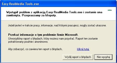 BŁĄD - Easy RealMedia ProducerV1.94