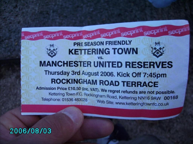 Manchester United vs Kettering. Kettering. UK