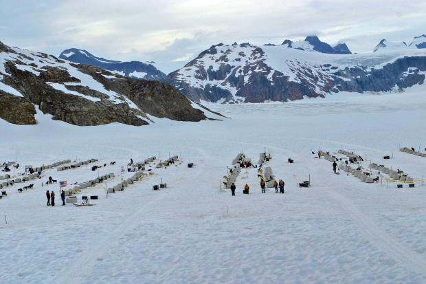 Dog Sled Camp at Juneau Glacier Allaska