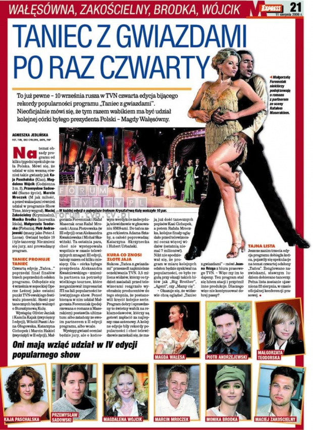 Taniec z gwiazdami, TVN. www.forum.tvp.tv.pl