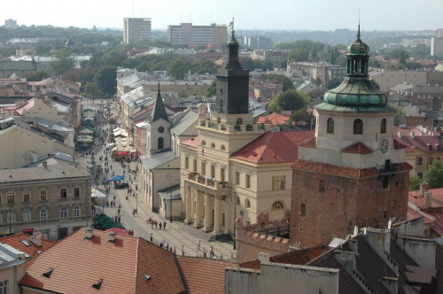 Zdjęcia Lublina z Wieży Trynitarskiej #Lublin