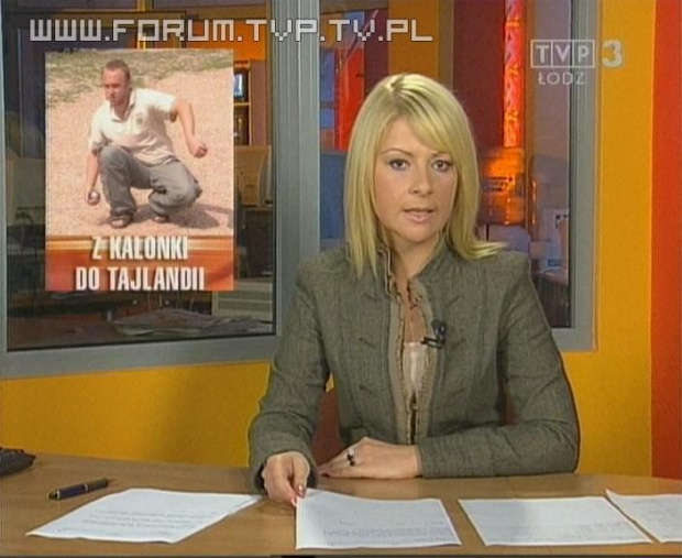 Halszka Karolewska, ŁWD (Łódzkie Wiadomości Dnia), TVP3 Łódź. www.forum.tvp.tv.pl