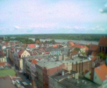 Toruń- widok zw szczytu ratusza
