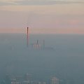 Warsaw, misty morning