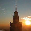 Warsaw, misty morning