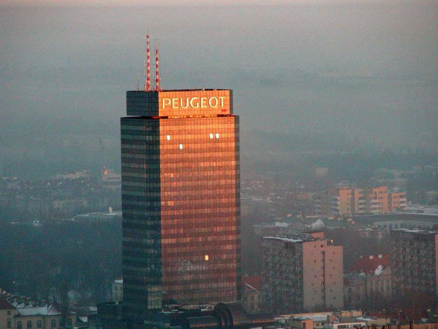 Warsaw, misty moirning