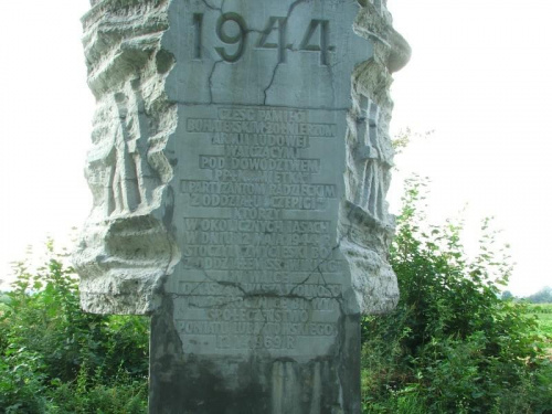 Pomnik przy szosie Samoklęski-Garbów #pomnik #obelisk