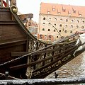 Gdansk-nad Motława,fragment galeonu #Gdańsk #miasto #zabytki