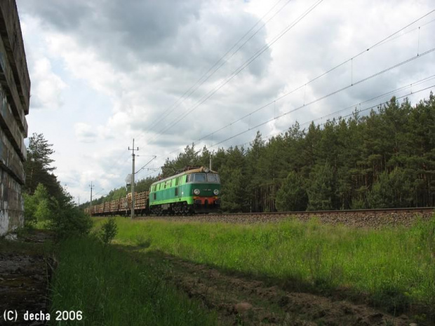 26.05.2006 Rzepin-Boczów ET22-800 z bruttem w kierunku Zbąszynka