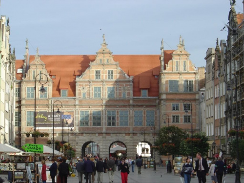 Zielona Brama od strony Długiego Targu #Gdańsk #Miasto #Port #Stocznia #Żuraw
