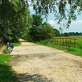 W drodze do Sławczyna - Kanał Gniewoszowsko-Kozienicki #kanał #łąka #most #rower #rowery
