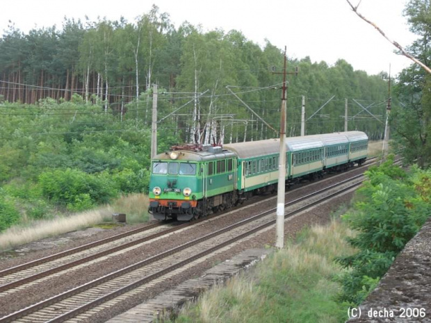 27.08.2006 Boczów-Rzepin EU07-065 z poc. osob. 5884 (Poznań Gł. - Frankfurt/O)