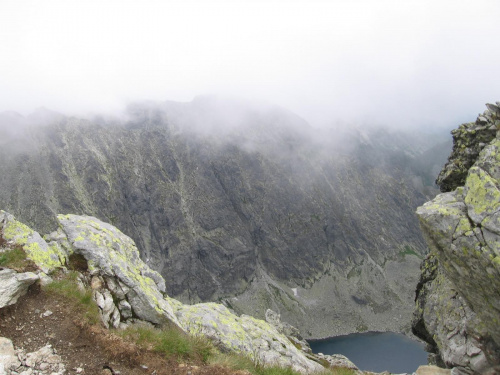 Zielony Ważecki Staw i Jamalski Grzebień z Krywańskiej Przełęczy #GóryTatry