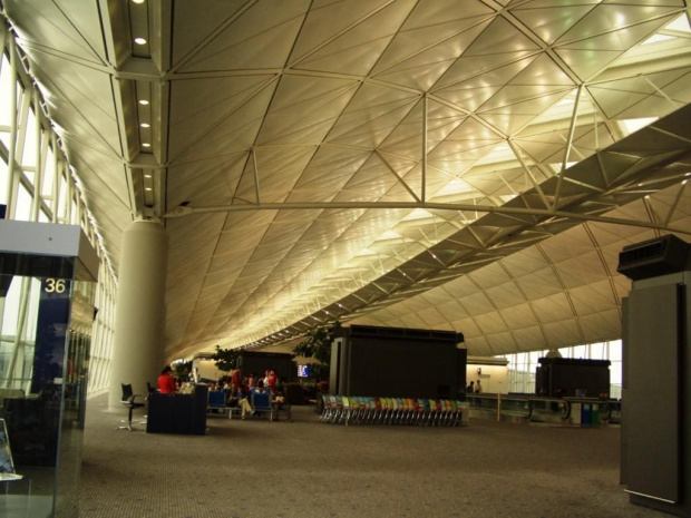 lotnisko w Hongkongu