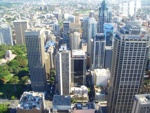 Widok z Sydney Tower