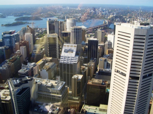 Widok z Sydney Tower