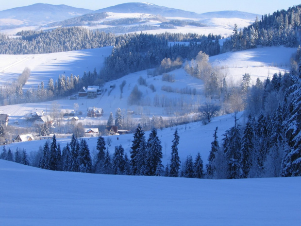 beskid wyspowy #zima