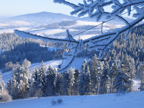 beskid wyspowy #zima