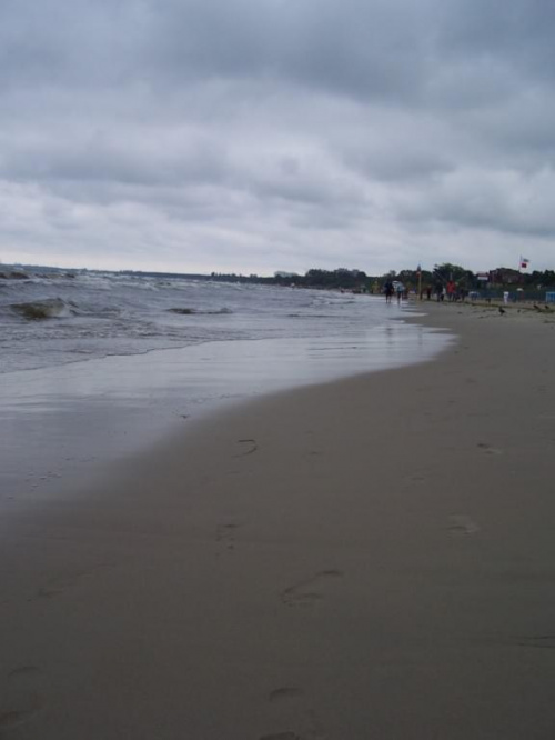 #Sopot #sztorm #morze #plaża