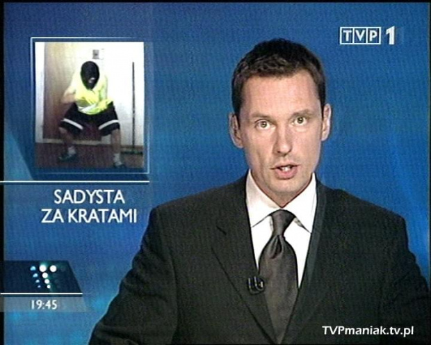 Odświeżone studio Wiadomości TVP1.