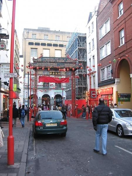 wejście do china town w londynie