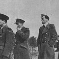 Northolt. Od lewej: Zdzisław Krasnodębski, Stanisław Chałupa, Władysław Gnyś, Piotr Łaguna.