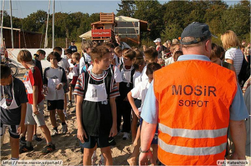 Sztafetowe Biegi Przełajowe po plaży w Sopocie. Organizator sopocki MOSiR #Sp9WSopocie