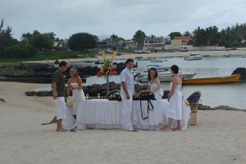Napotkany ślub na plaży