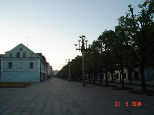Kaunas (Kowno) - zdjęcia zrobione pomiędzy 4.00 a 5.00 nad ranem
