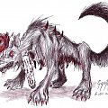 #potwór #demon #pies #horror #gothic