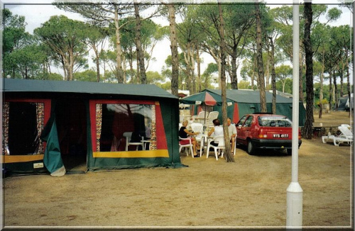 Camping Cypsela w Playa de Pals.