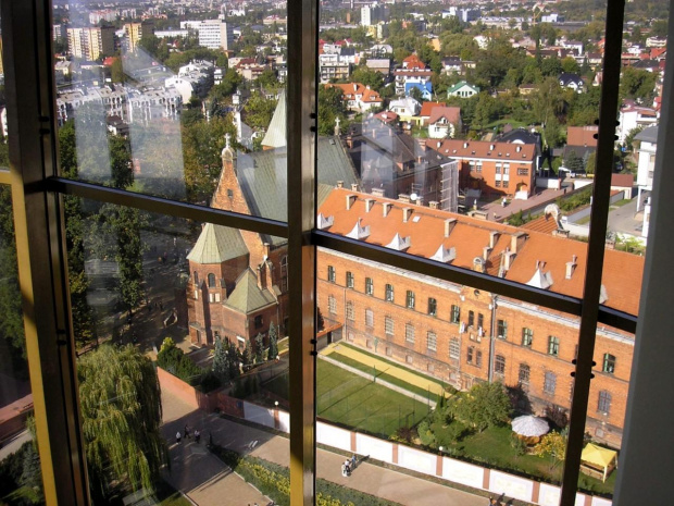 Łagiewniki. Widok na Klasztor Sióstr Miłosierdzia Bożego.