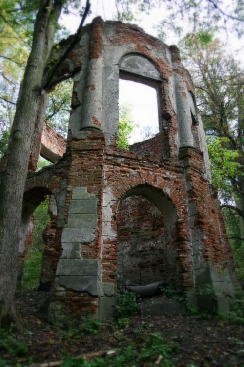 Ambona myśliwska - ruiny #miasto #park #Warszawa #Morysin #Wilanów