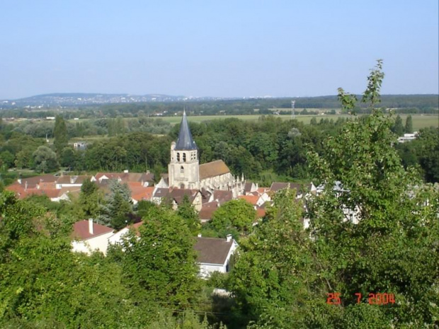 Andrésy - widok na centrum