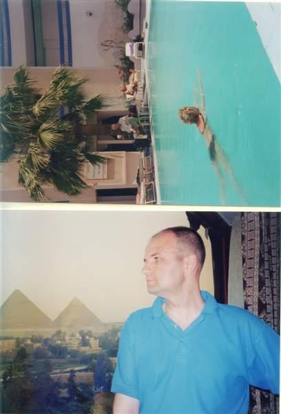Egipt-Hotel w Gizie ,widok z okna pokoju hotelowego... #Giza #Afryka #Egipt #Piramidy