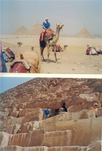Egipt, Giza - Pod Piramidami #Egipt #Afryka #Piramidy