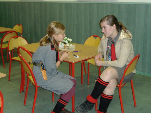 Kurs zastępowych WITRAŻ 2006 - prawie 25 dziewczyn, które chcą być wodzem, wzorem i starszą siostrą...