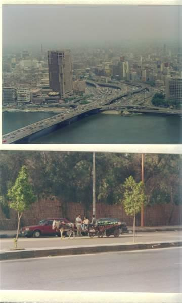 Kair - widok z wieży widokowj #Afryka #Kair