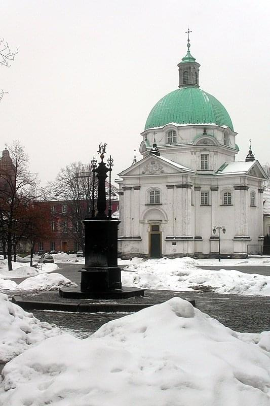 barokowy, XVII wieczny kociół więtego Kazimierza na Nowym Miecie