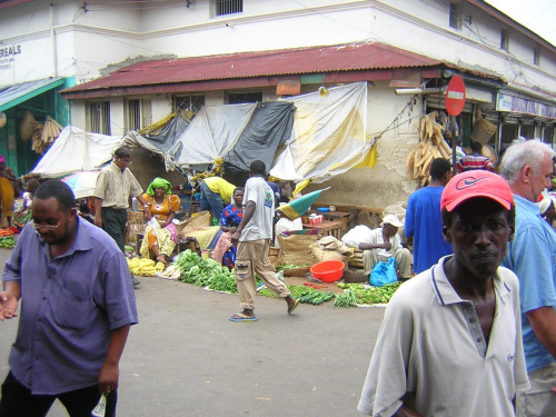 Kenia - Bazar w Mombasie #Bazar #Afryka #Mombasa #Kenia