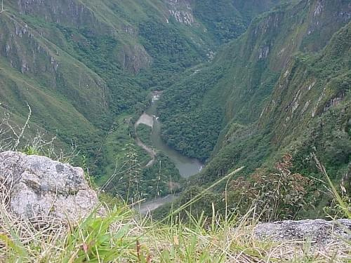 W dolinie Urubamba, widok z Machu Picchu, Peru