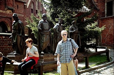 MALBORK, gotycki zamek krzyżacki, lipiec 2002 #zamki